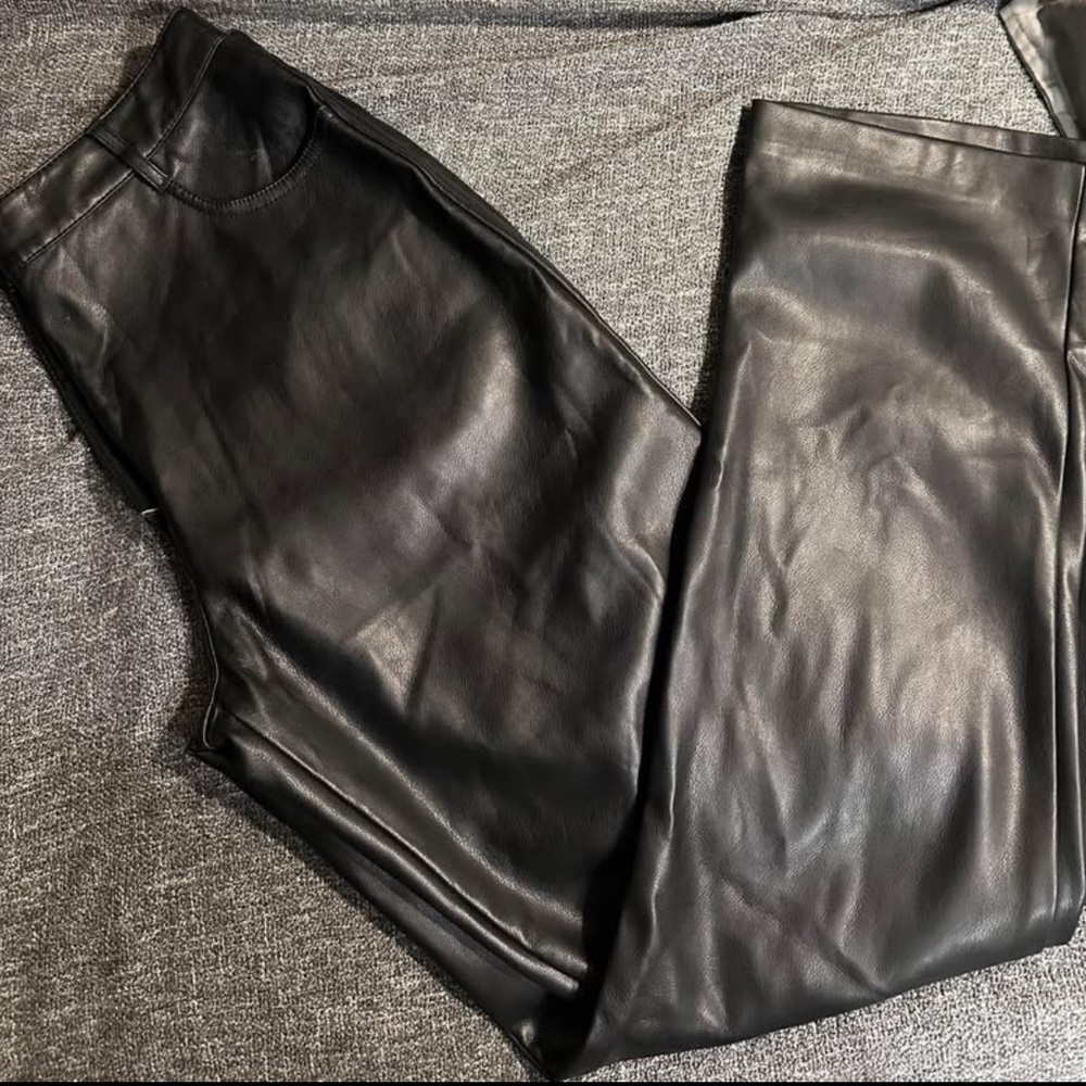 OAK&FORT black leather Pants